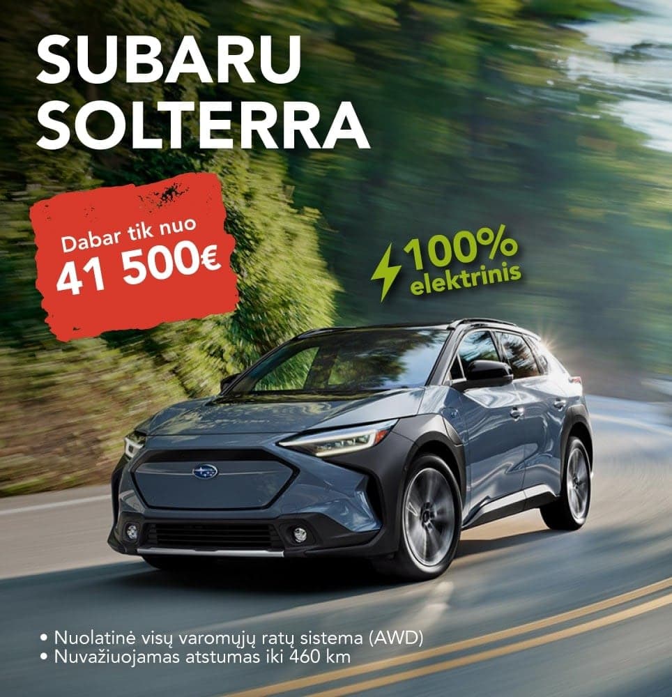 Speciali SUBARU SOLTERRA kaina