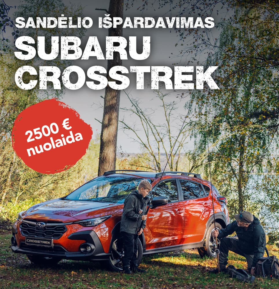 Ypatingas Subaru Crosstrek pasiūlymas