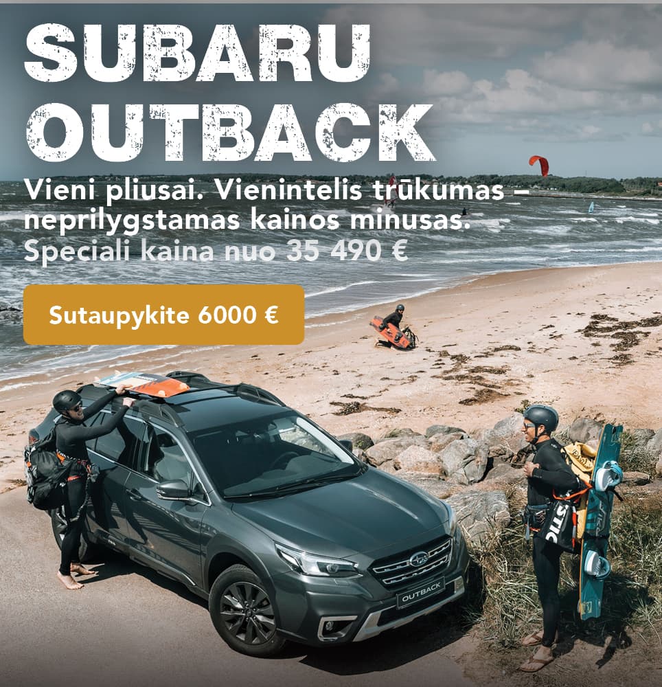 Subaru Outback už geriausią kainą – sutaupykite 6 000 €